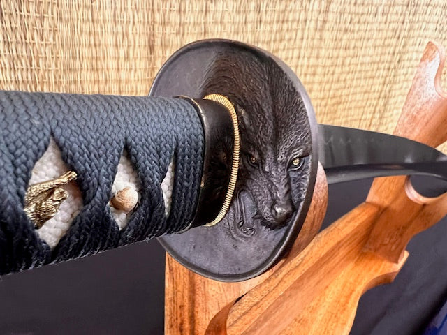 WOLF KATANA - BLUE SAYA & TSUKA – The Samurai Connection