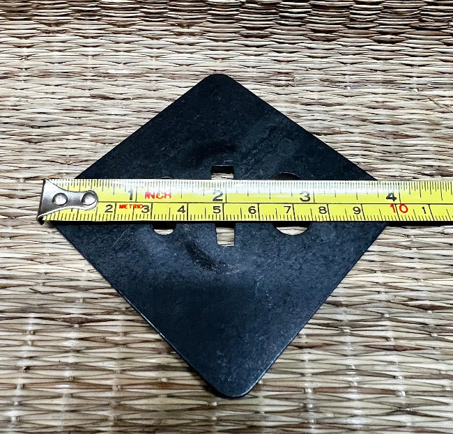 TSUBU  Top Quality KUROZAN Leather Tsuba