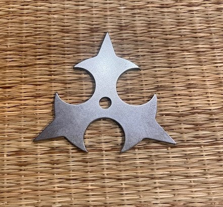 NINJA TRI-POINT MAKATO SHURIKEN SILVER